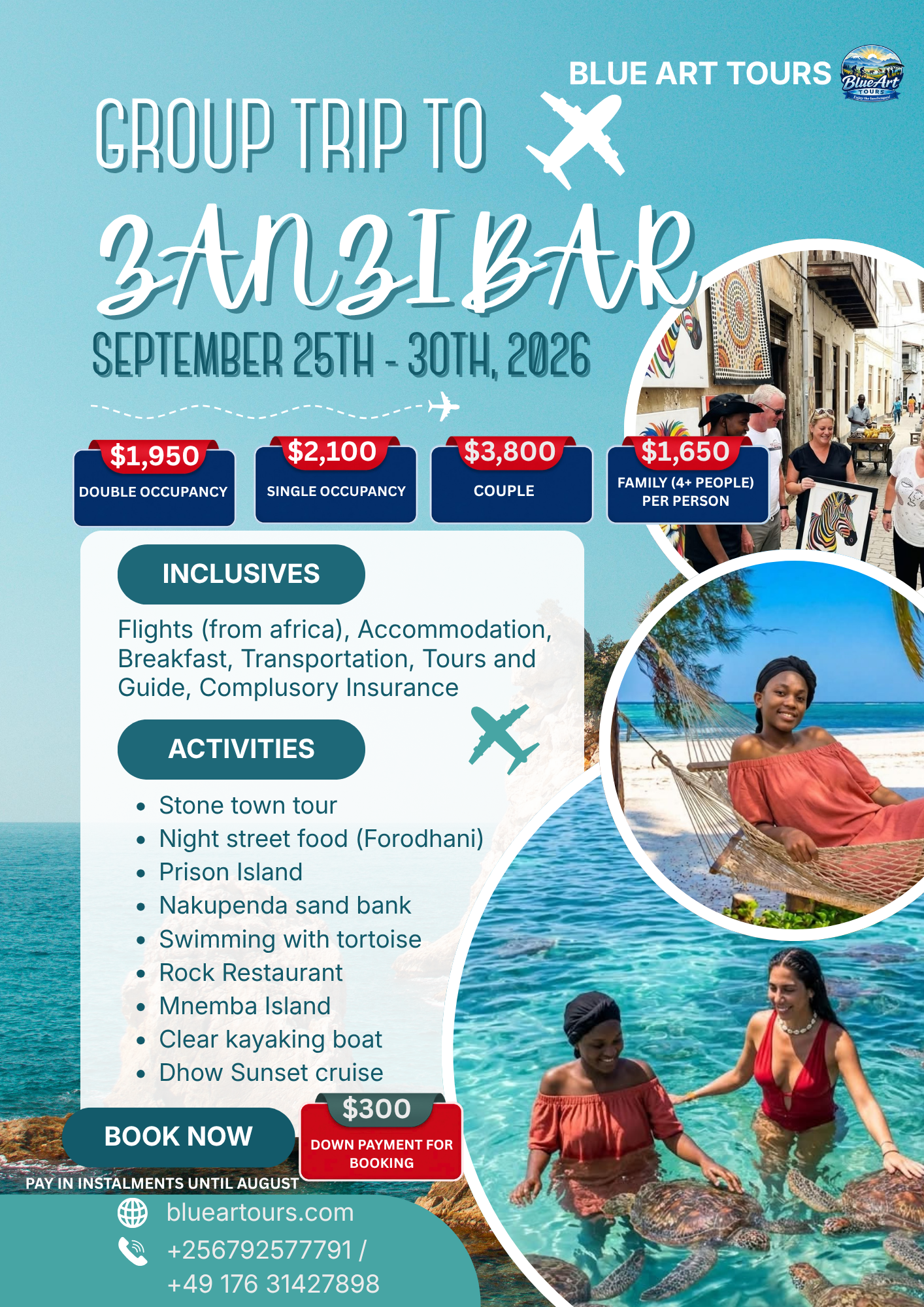 THE WAIT IS OVER!!!! ZANZIBAR IS CALLING! 🌴